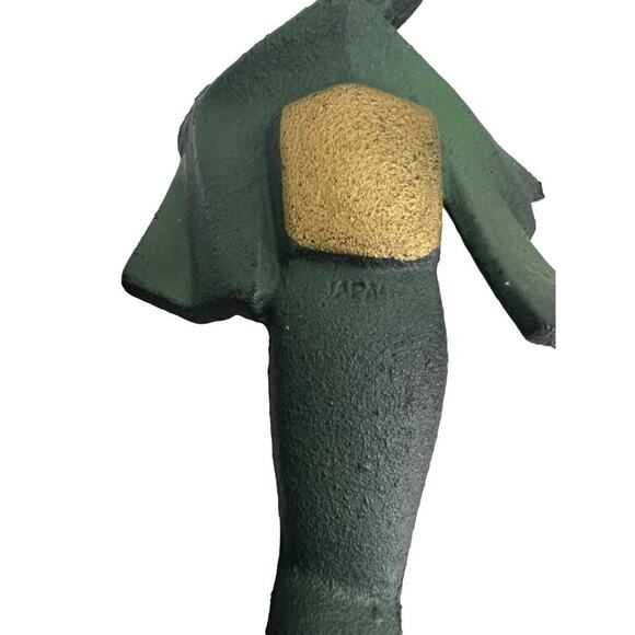 Vintage Cast Iron Dancing Geisha Statue Figure Brutalist MCM Japan James Mont St - Picture 10 of 11